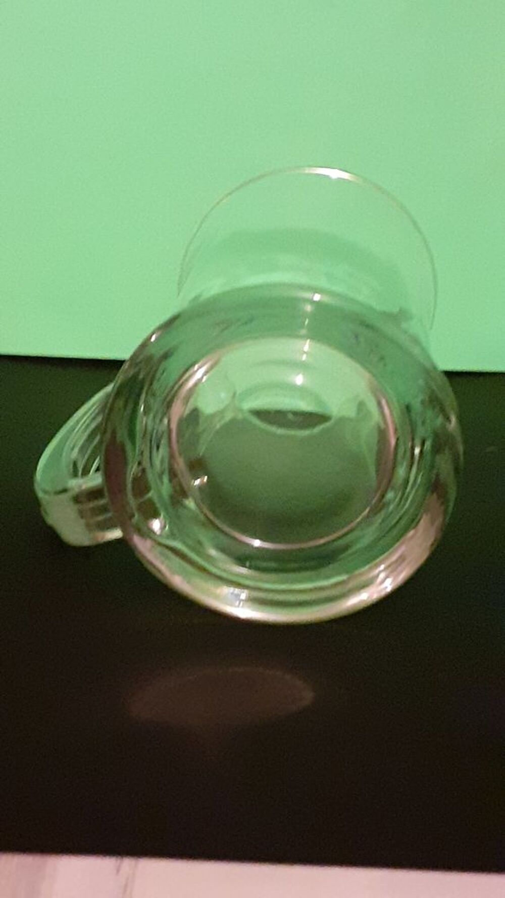 Une jolie chope en verre Décoration