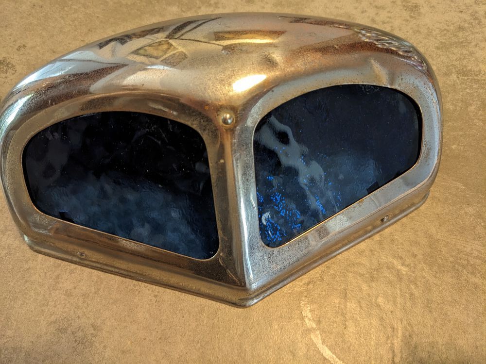 2 verres pour lampe PIROUETT mouche ou fourmi. 2 bleu Voir p Décoration