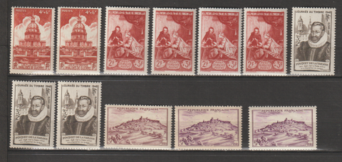 TIMBRES NEUFS** ANNEE 1946
4 Valros (34)