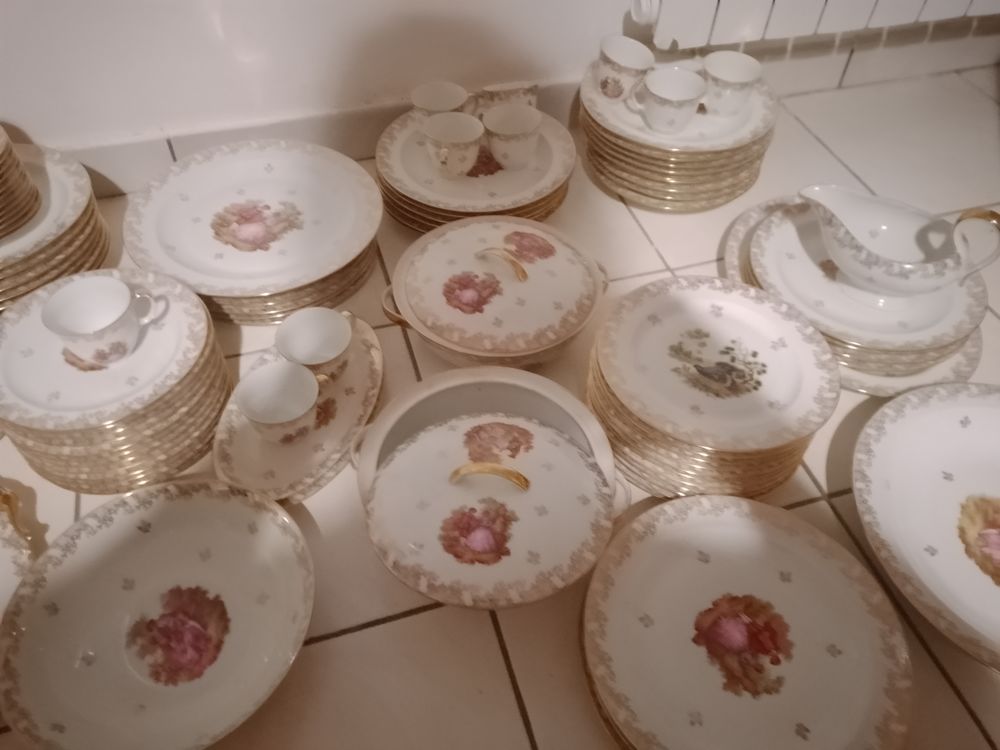 Lot de vaisselle en porcelaine de limoges Cuisine