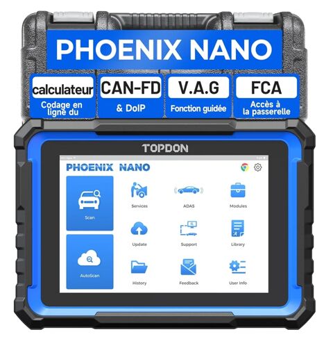 Valise diagnostique topdon phoenix nano, 400 45770 Saran