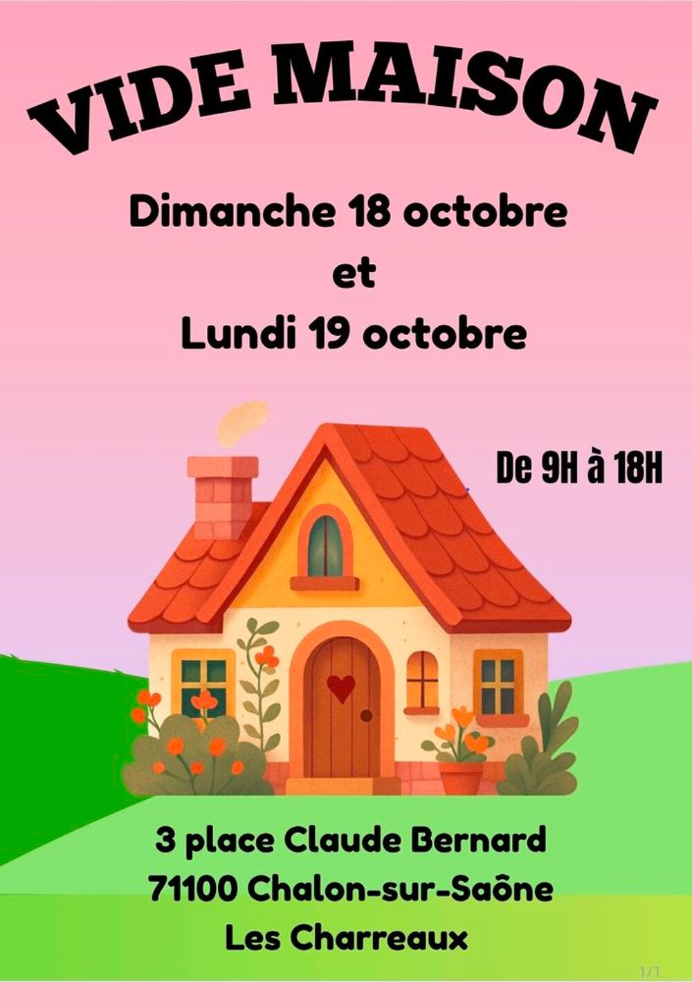vide maison Vide grenier, marché aux puces, braderie
