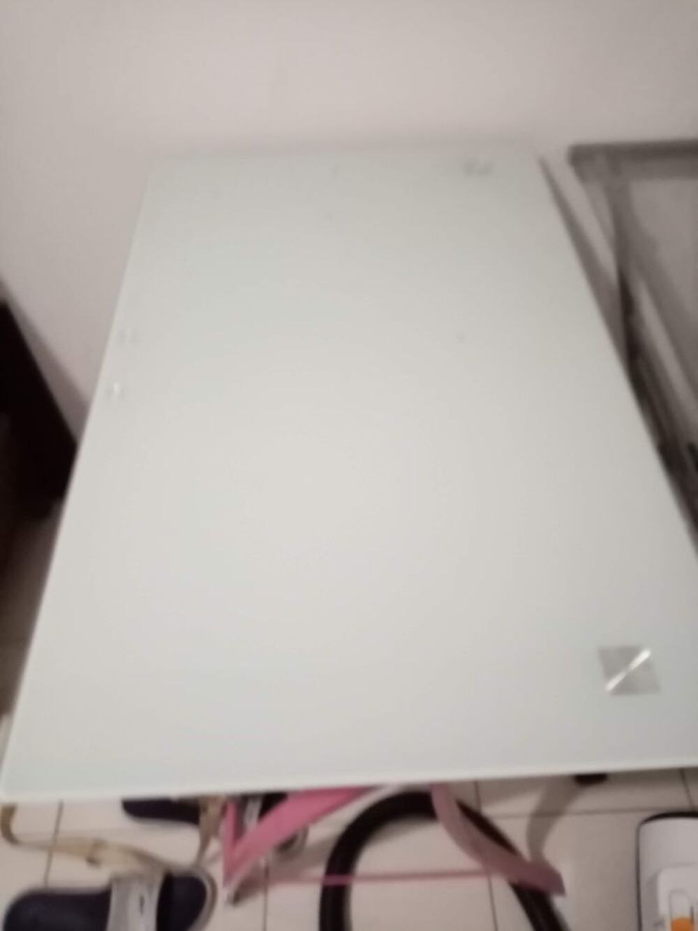 bureau de fille rose dessus en verre 8 11ans Meubles