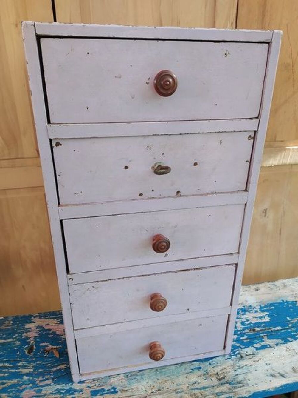 Petit Meuble &agrave; Tiroirs Rangement Atelier M&eacute;tiers 
Meubles