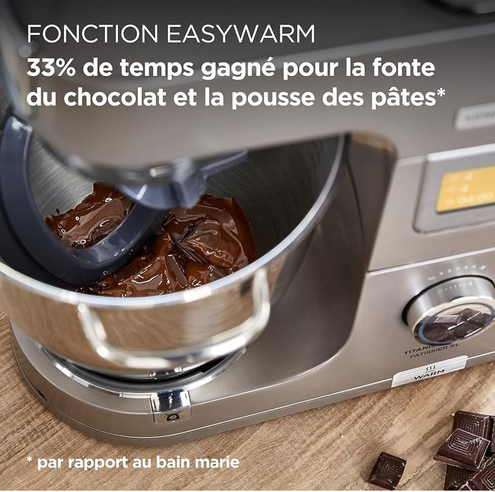 Robot Kenwood Titanium Chef p&acirc;tissier XL KWL90.034SI Neuf Electroménager
