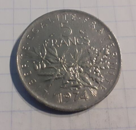 5 Francs 1974 2 Armentires (59)