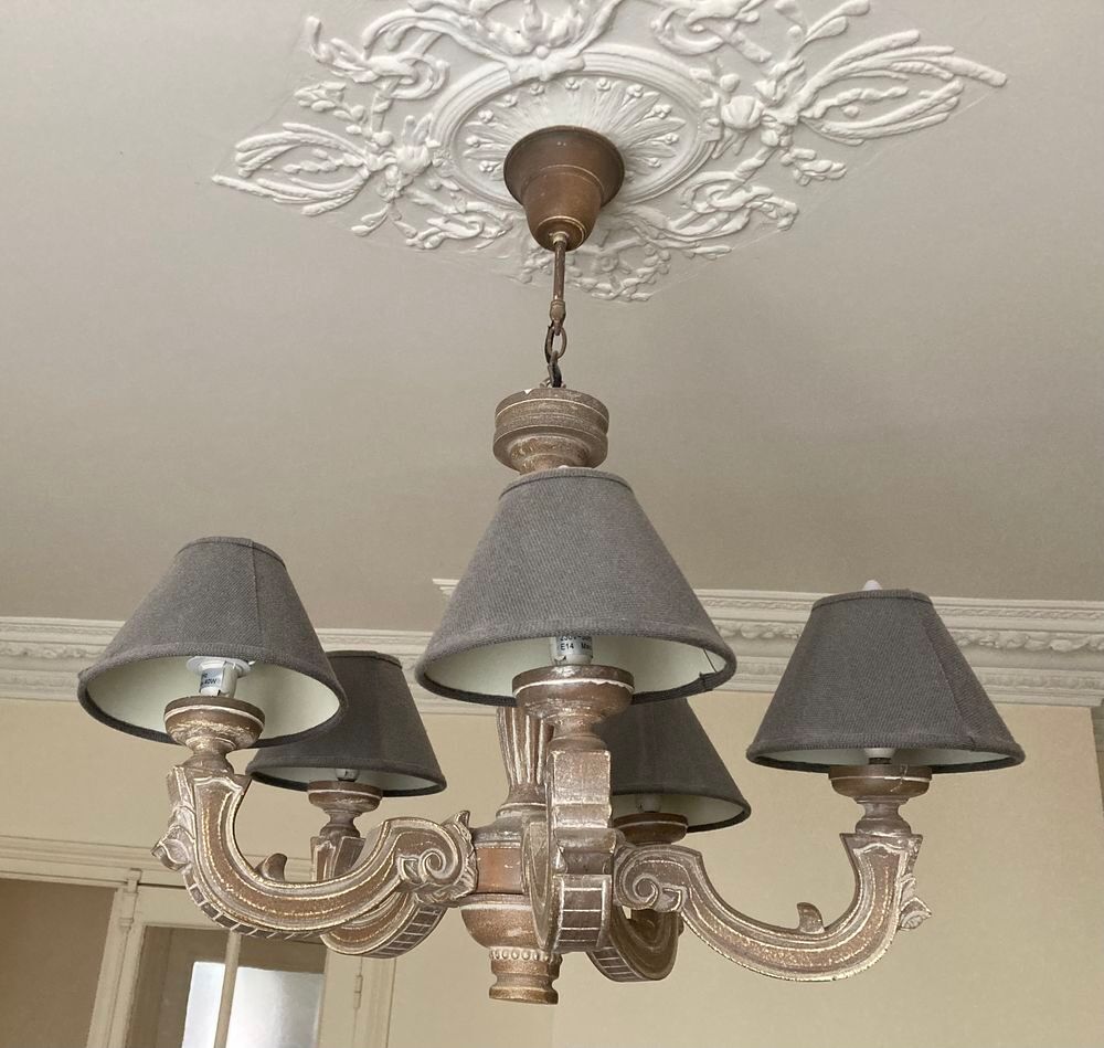 Lustre suspension 5 lampes Maisons du Monde D�coration