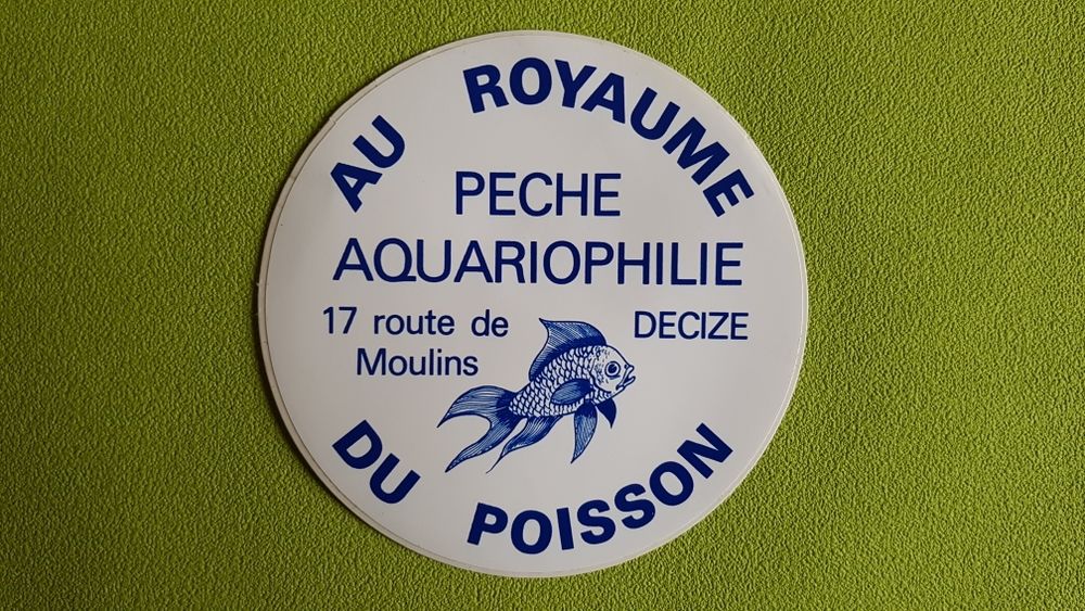 AUTOCOLLANT AU ROYAUME DU POISSON 