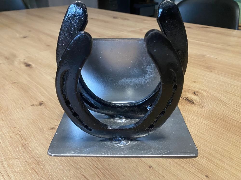 Porte serviette de table ou porte enveloppes en fer a cheval Décoration