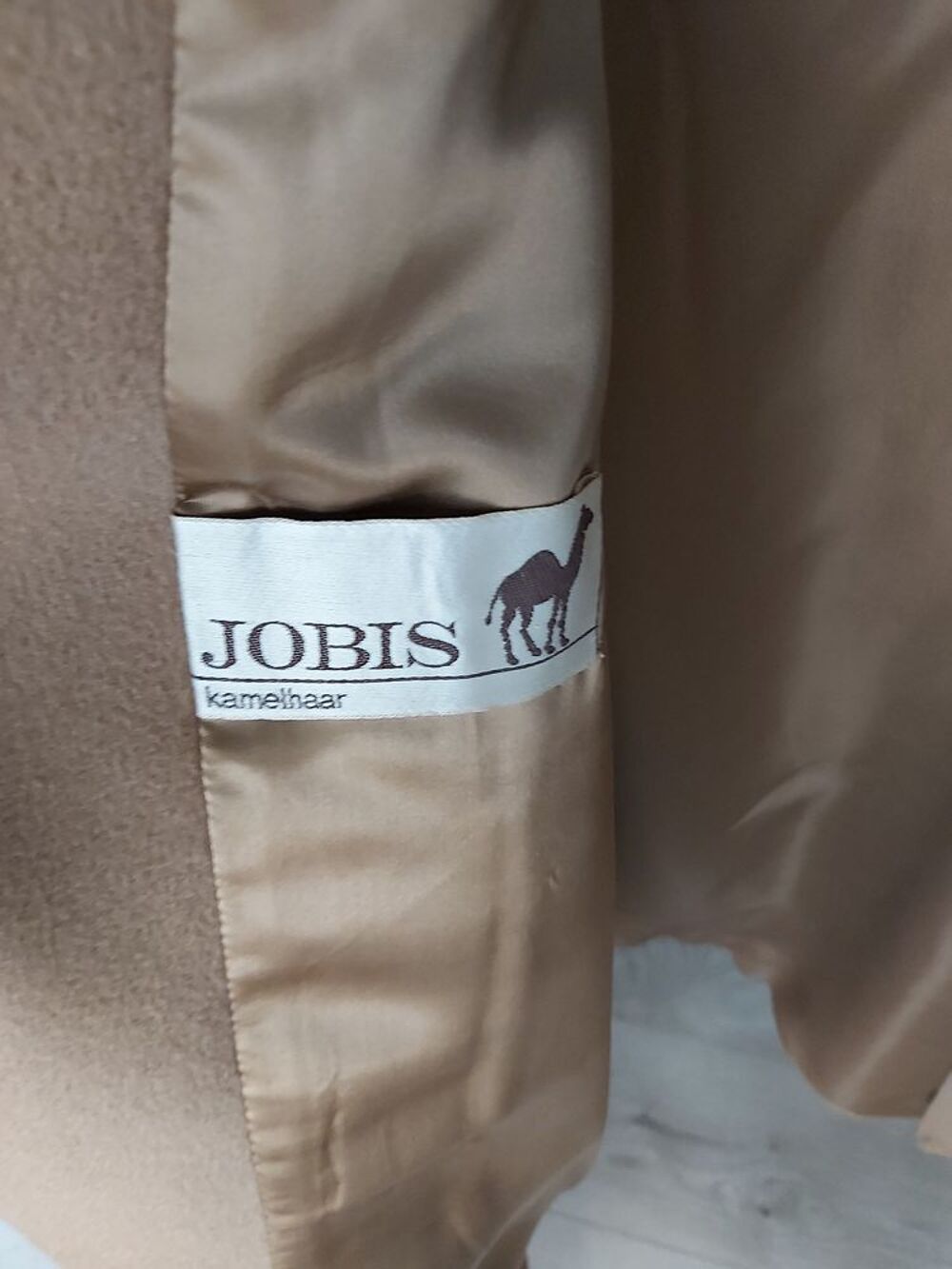 Manteau JOBIS en poil de chameau Vêtements