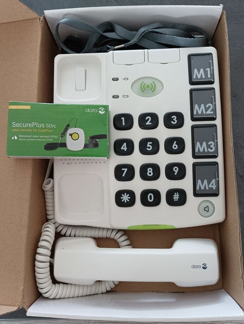 T&eacute;l&eacute;phone fixe s&eacute;nior Doro Secure 347 Téléphones et tablettes