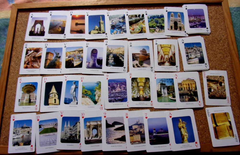 R&Eacute;GIONS DE FRANCE - VILLE DE MARSEILLE - JEU DE 54 CARTES Jeux / jouets