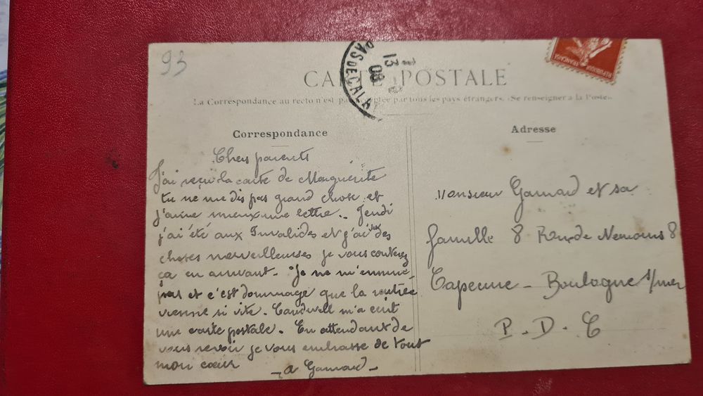 Cpa du 93 - Montreuil sous Bois l'Avenue Pasteur. 