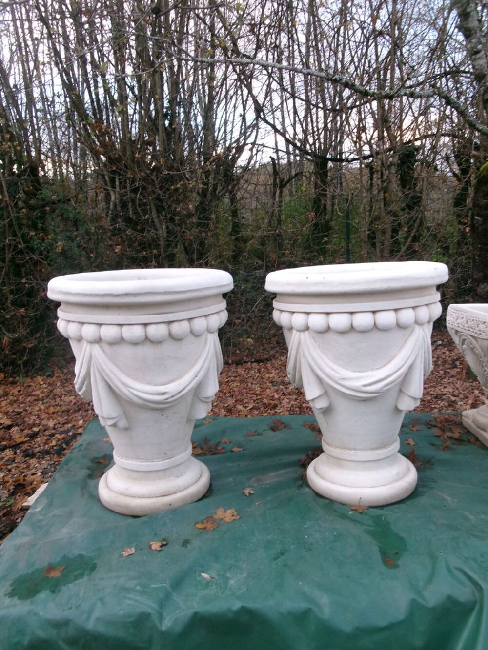Pot en pierre reconstitu&eacute;e Décoration
