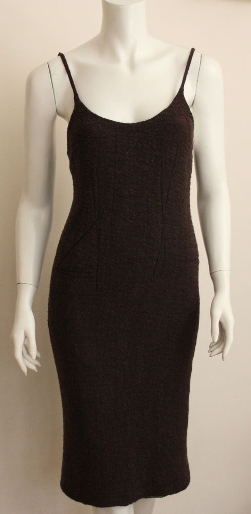 Robe maille dos lac&eacute; FENDI T.M Vêtements