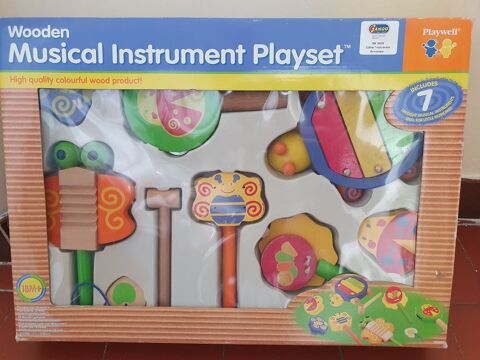 Coffret 7 instruments de musique en bois JANOD 25 Apt (84)