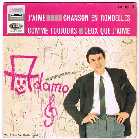 ADAMO - 45t EP - J'AIME - COMME TOUJOURS?- BIEM 1965 2 Tourcoing (59)