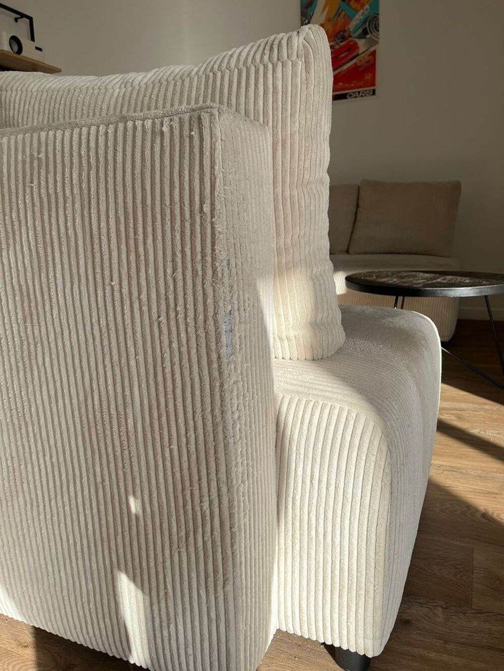 Canap&eacute; d'angle ABEL 5 places Conforama - convertible Meubles