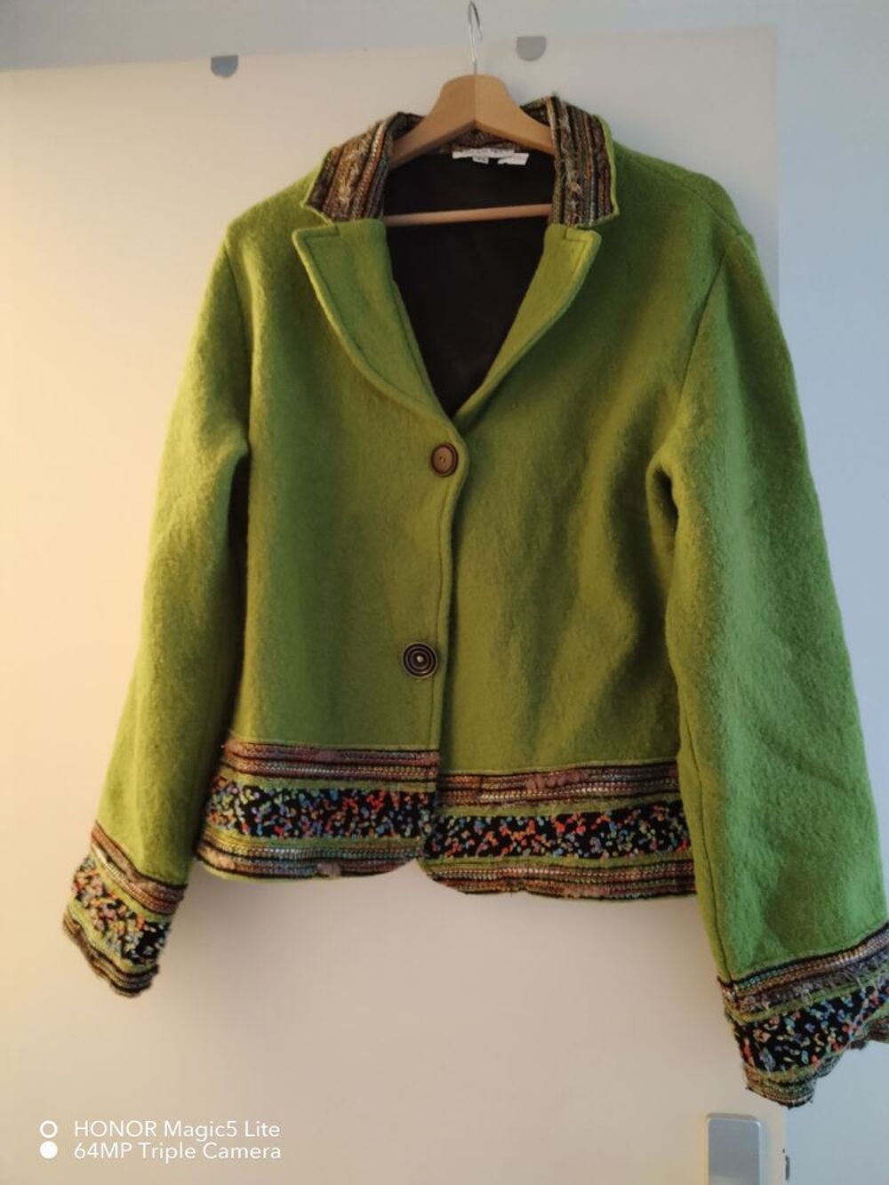 Veste vert pomme Vêtements