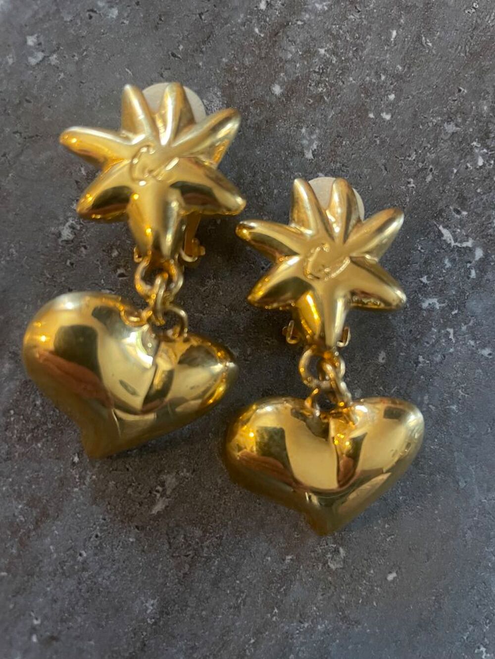 BO Clip Etoile pendant coeur Christian LACROIX Bijoux et montres