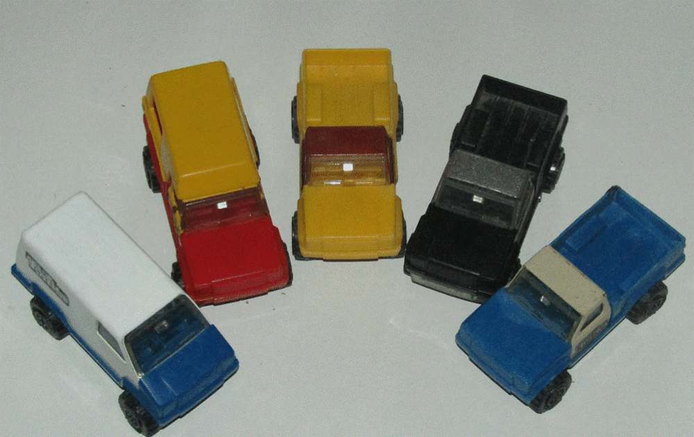Lot de 14 voitures miniatures Tonka des ann&eacute;es 80 Jeux / jouets