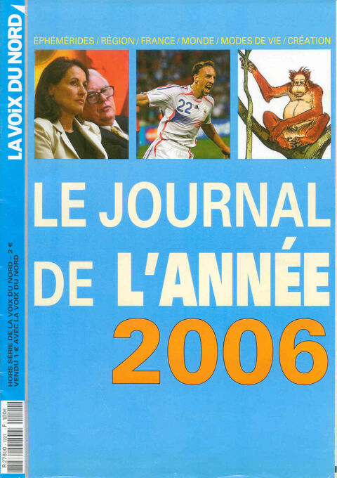 Voix du Nord Journal de l'anne 2006 1 Valenciennes (59)