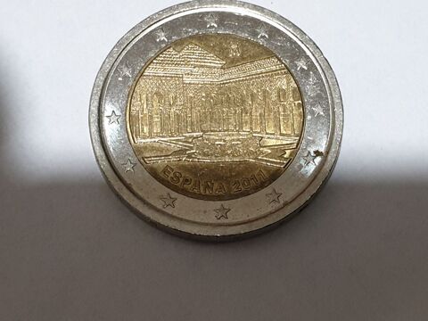 Pi�ce deux euros 2011 Espagne 4 Bordeaux (33)
