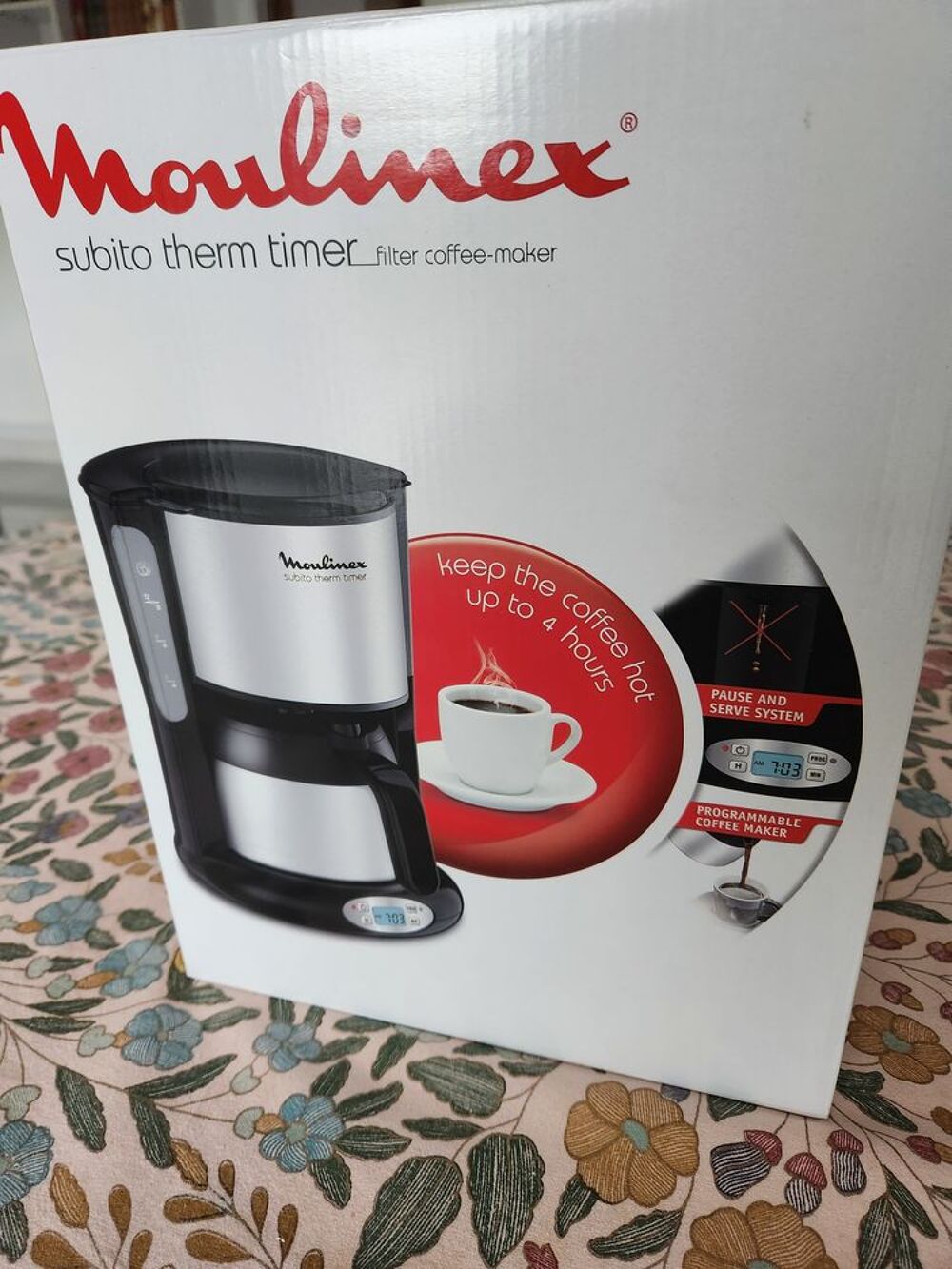 Moulinex Cafetière filtre avec verseuse isotherme SUBITO - 8 à 12