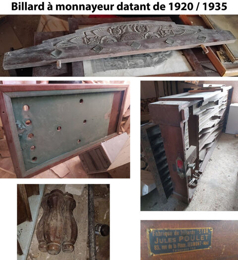 Billard de collection 1920 / 1935 200 Haudainville (55)