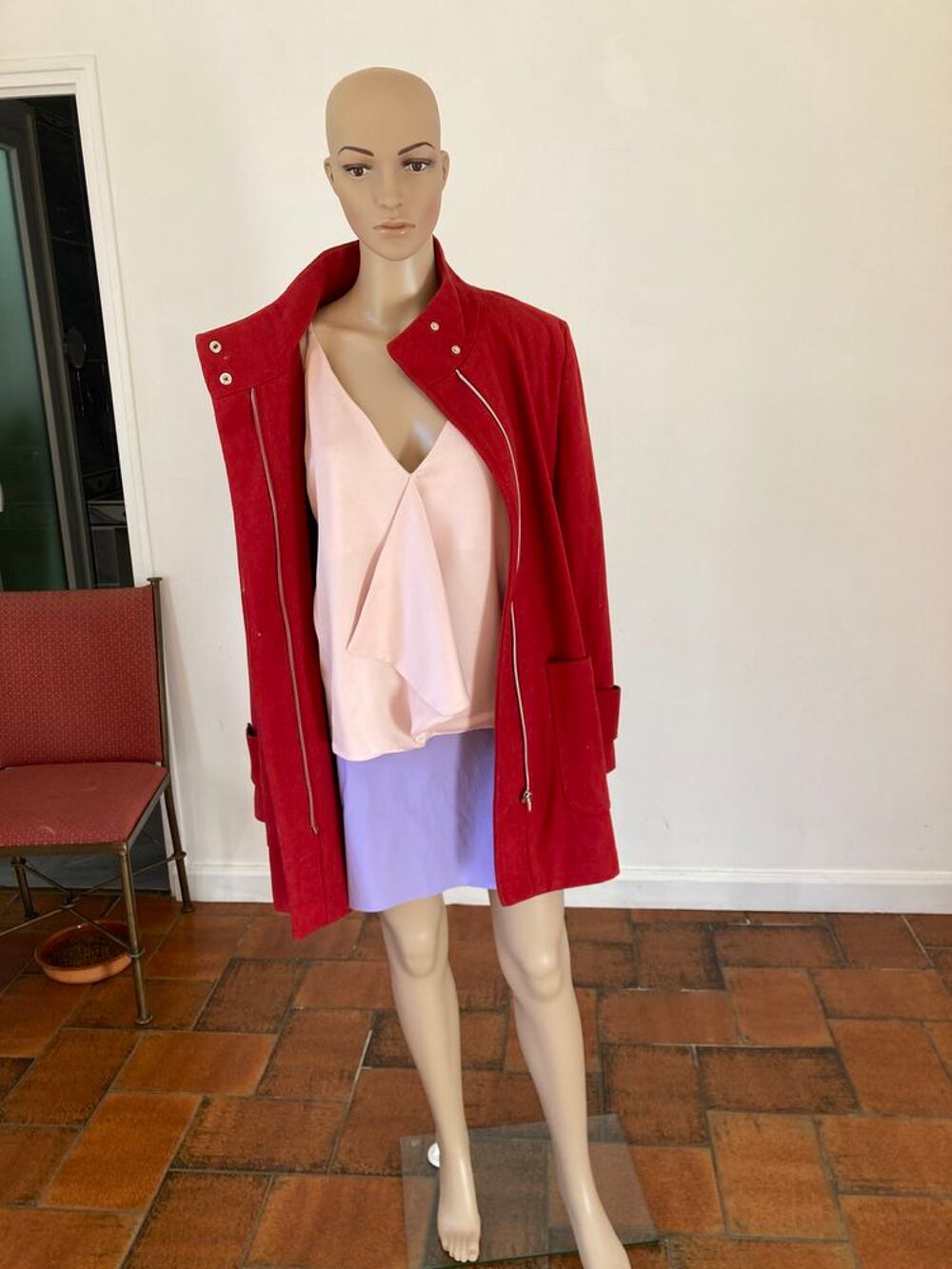 Achetez manteau rouge kiabi occasion annonce vente