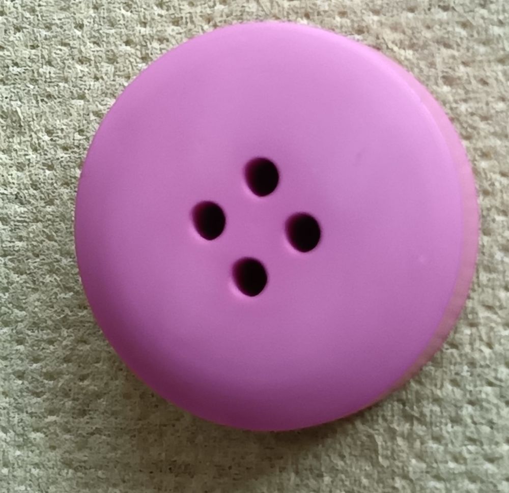 Lot De 7 Boutons Vintage Rose 20x20 Mm - Plastique, Pour Couture Et Déco