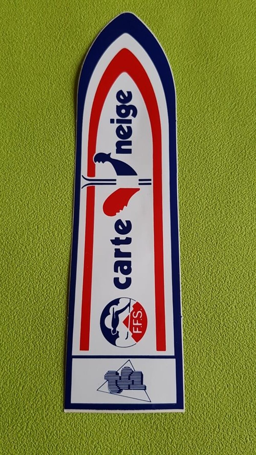 AUTOCOLLANT CARTE NEIGE 