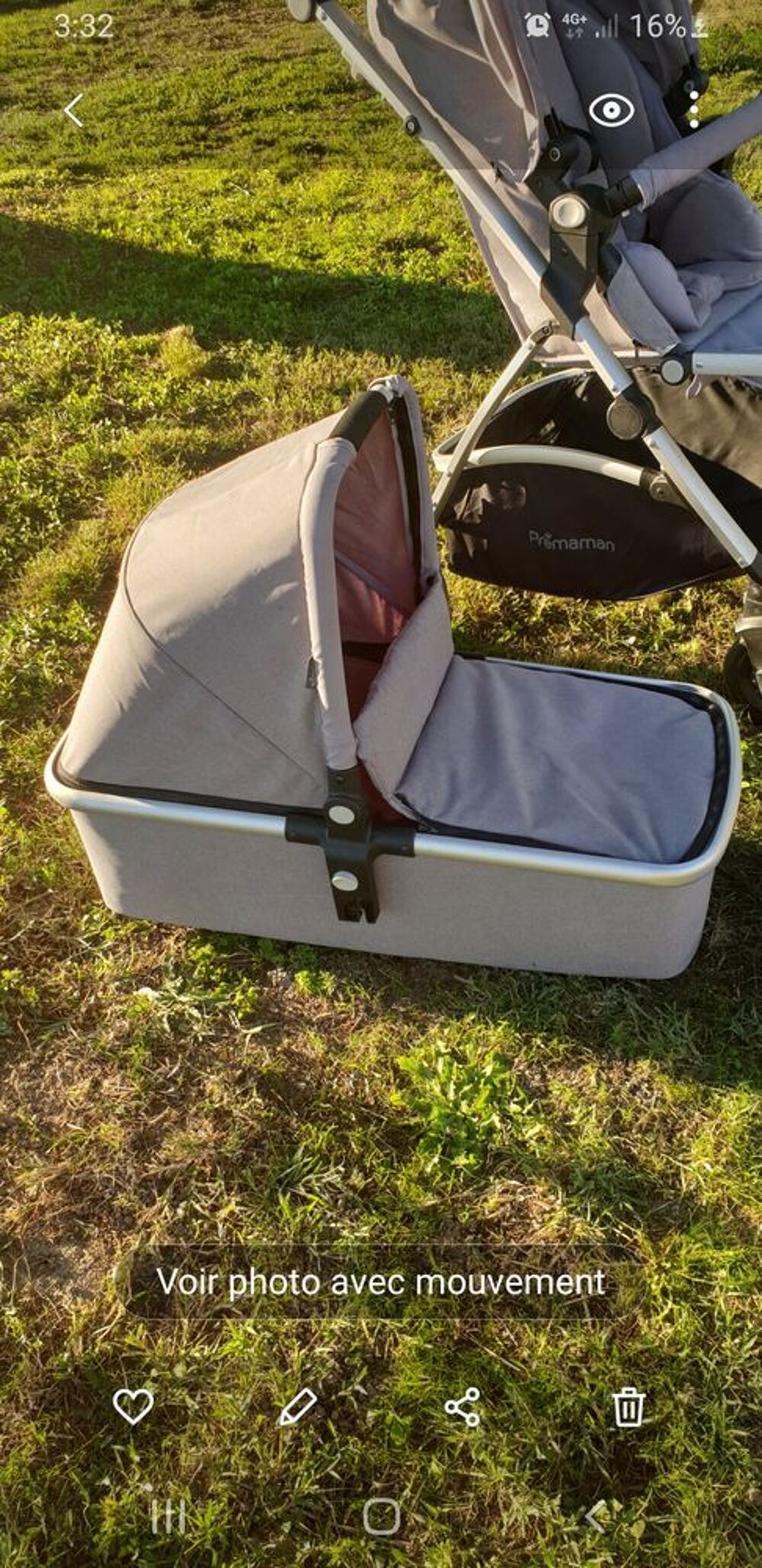 Duo Poussette + Nacelle Puériculture