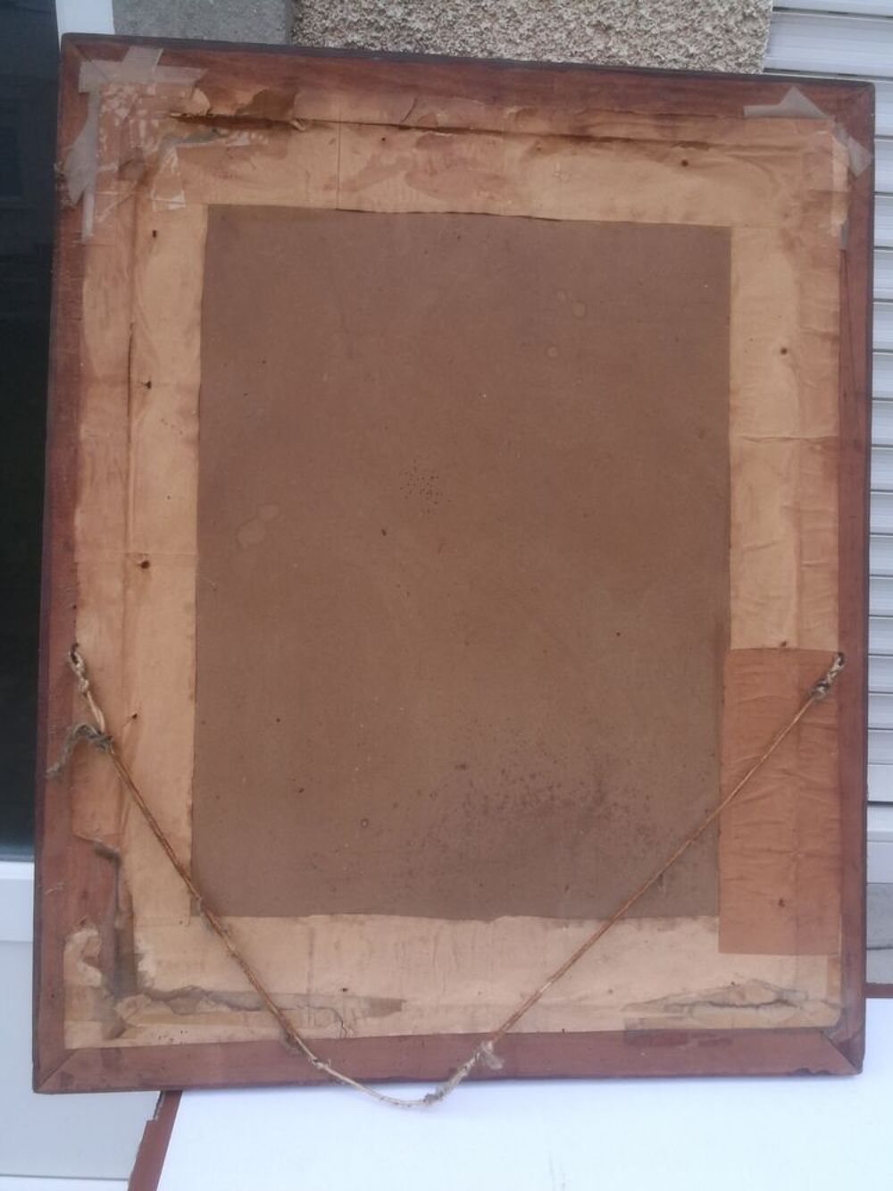 Cadre sous verre du 20i&egrave;me Décoration