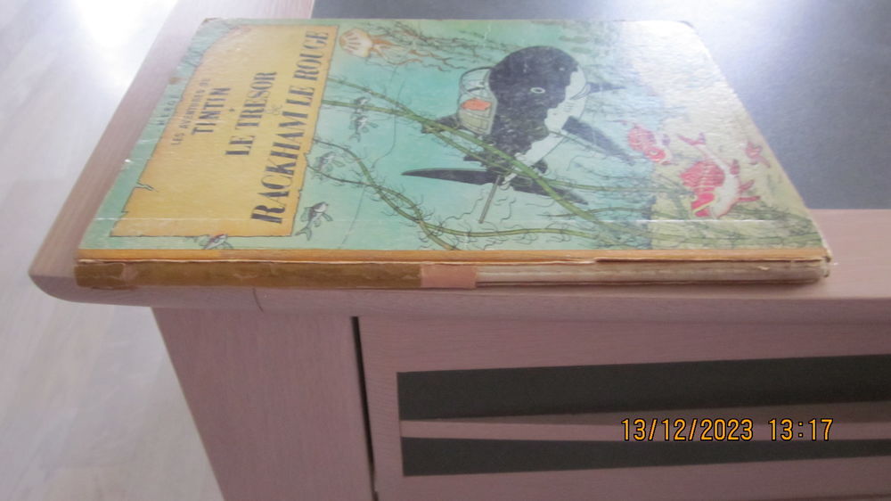 B D TINTIN LE TRESOR DE RACKHAM LE ROUGE DE 1962 D J Livres et BD