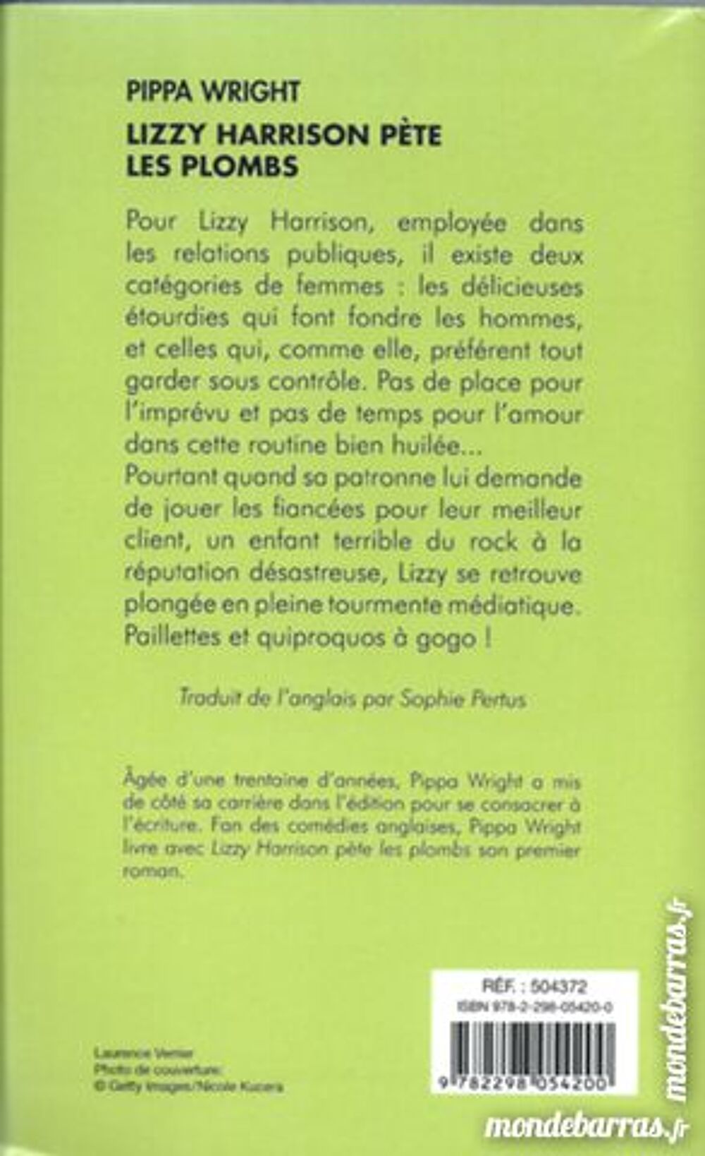 Lizzy Harrisson p&egrave;te les plombs (34) Livres et BD