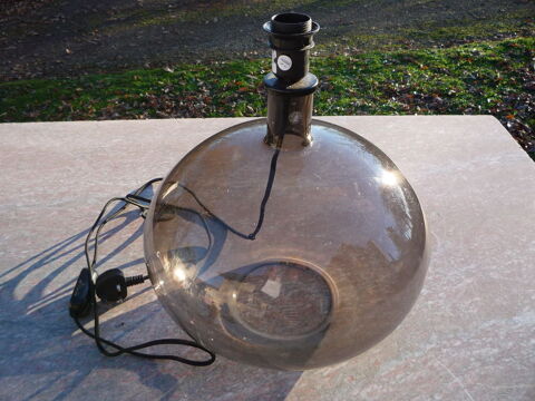 Pieds de lampe verre fum� (NT) 35 Castres (81)