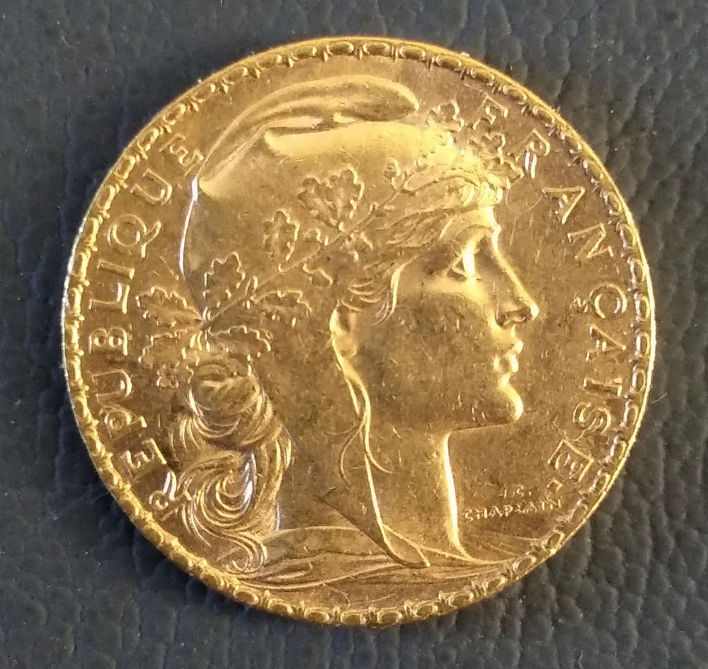 20 francs or Marianne 1900 