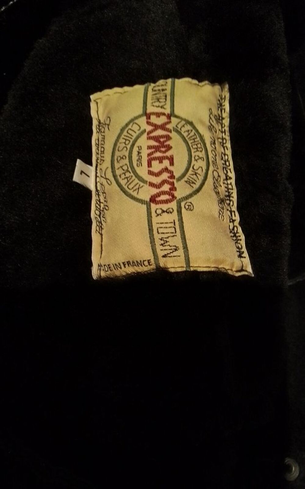 Veste agneau glac&eacute; retourn&eacute; Vêtements