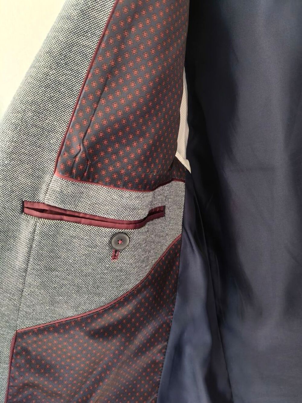 Veste de ville bleu chin&eacute; t LSlim de chez Jules Vêtements