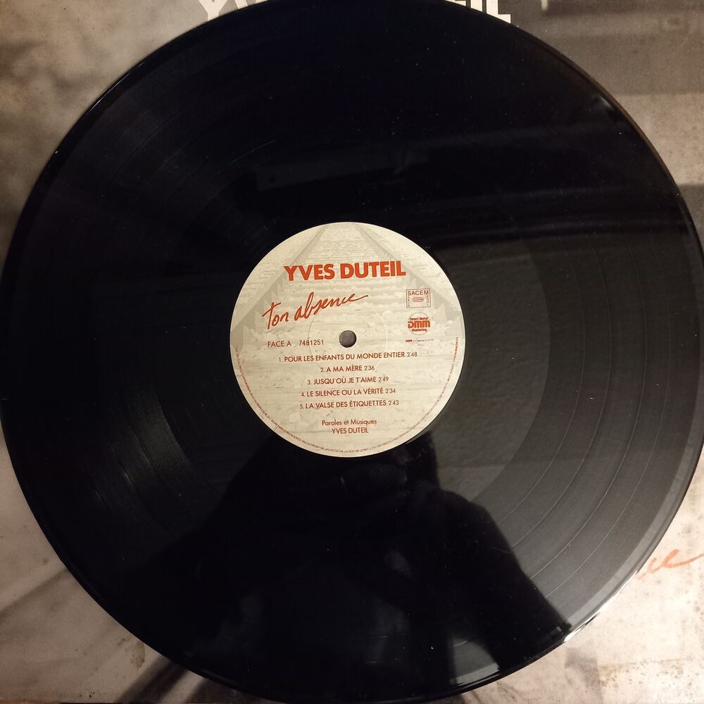 YVES DUTEIL / 2 X DISQUES VYNIL 45 ET 33 TOURS CD et vinyles