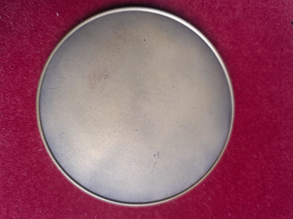 M&eacute;daille Ville de Dieppe en bronze 