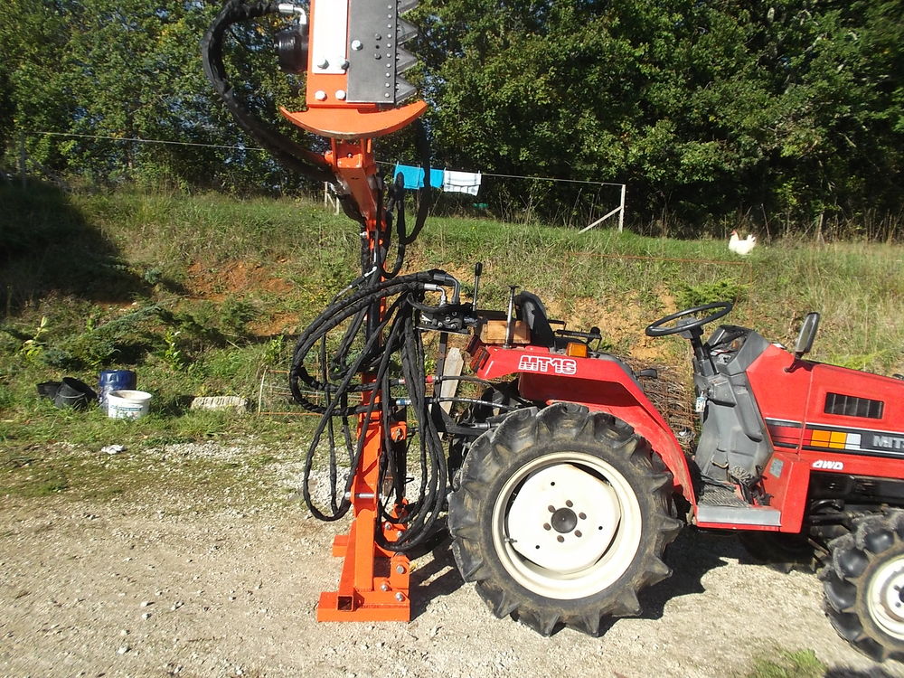Taille Haies Hydraulique pour micro tracteur Jardin