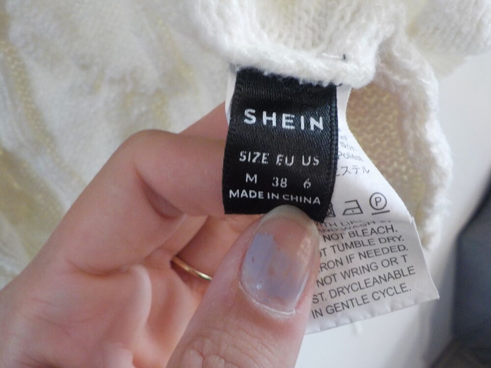 GILET ECRU SHEIN TAILLE M Vêtements