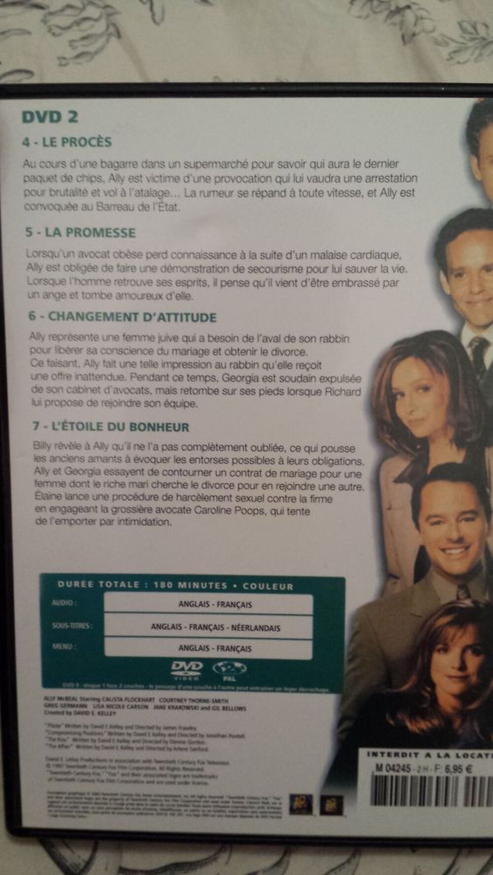 DVD ALLY MCBEAL
SAISON 1
DVD 2
DVD et blu-ray
