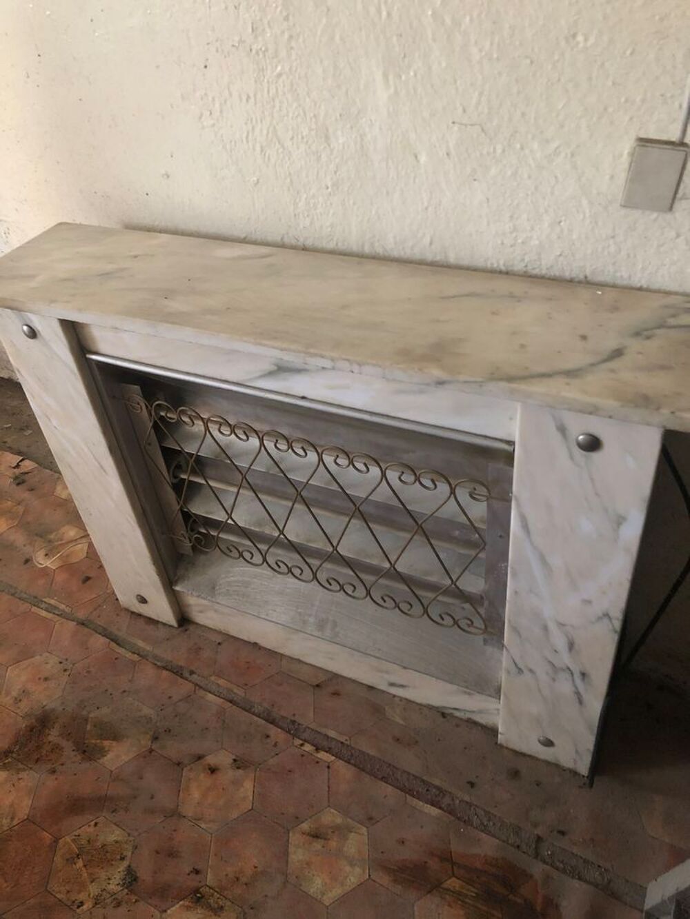 Radiateur &eacute;lectrique marbre d&eacute;co/chemin&eacute;e Bricolage