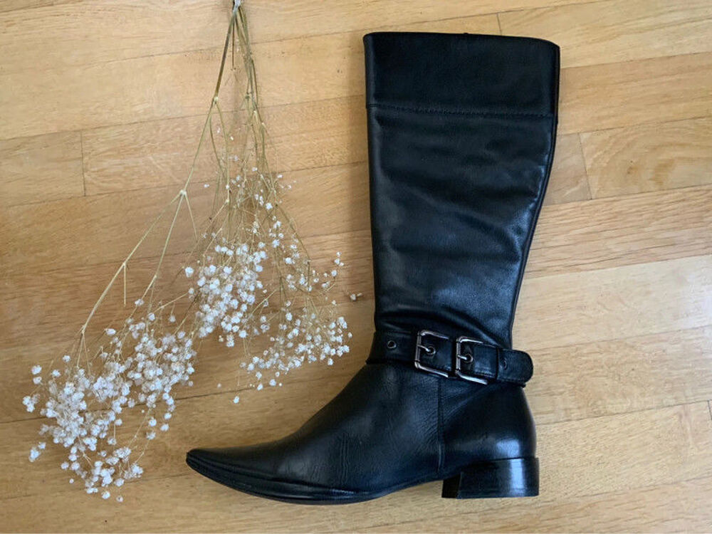 Bottes femme en cuir Chaussures
