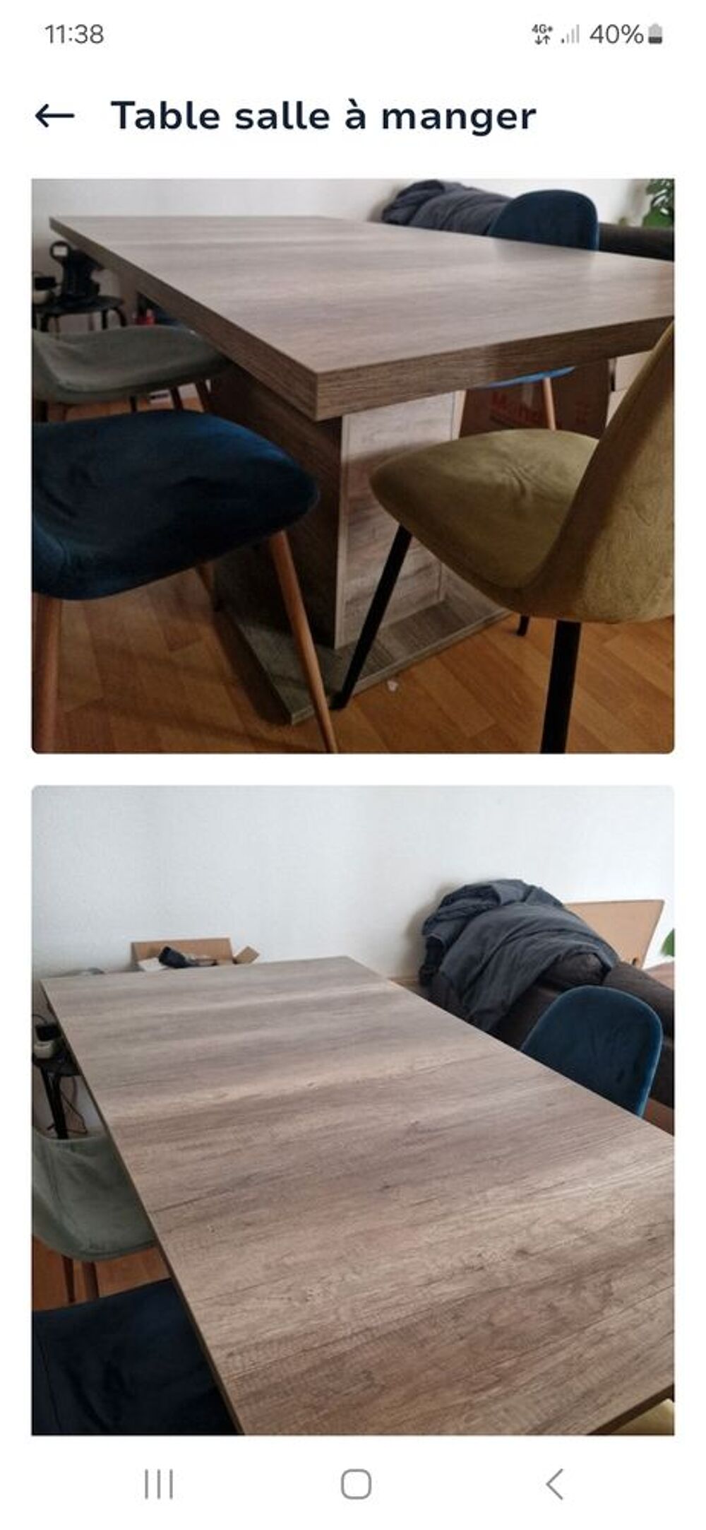 Table salle &agrave; manger avec rallonge Meubles
