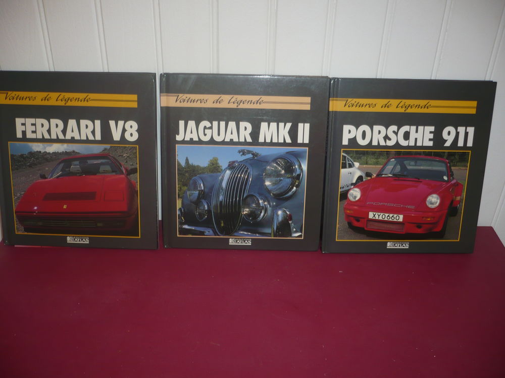 3 livres voiture de l&eacute;gende Livres et BD