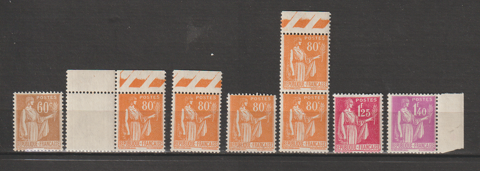Timbres Neufs PAIX + CERES 20 Valros (34)